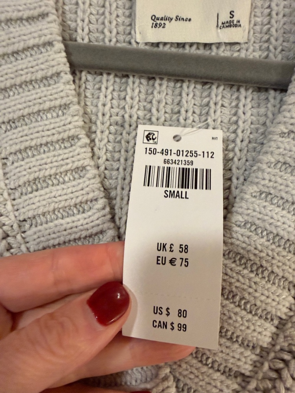 Abercrombie & Fitch Cameron Seed Stitch Cardigan - Picture 5 of 8